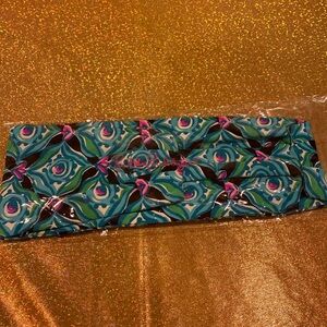 Lilly pulitzer button up headband